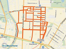 Платную парковку в центре Петербурга ввели в эксплуатацию